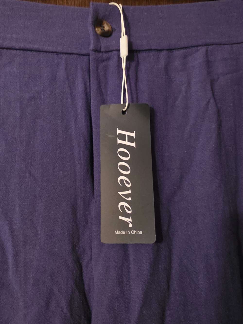 Hooever Deep Purple High-Waist Pants